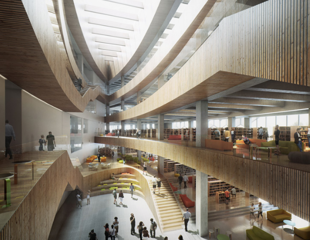 圖書館建筑布局、可以這樣設(shè)計(jì)！