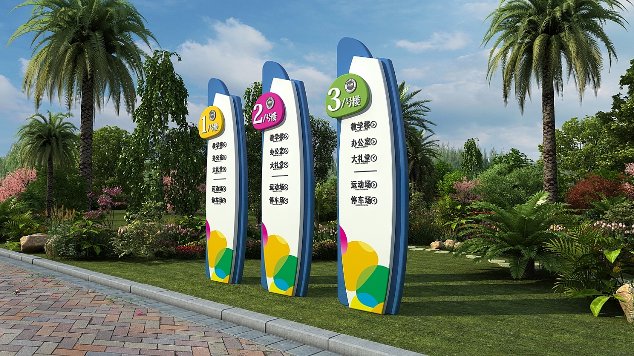 校園導(dǎo)視系統(tǒng)都有哪些分類？